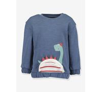 Jungen Baby Sweatshirt mit verrückten Dinos BLUE SEVEN aquablau Gr. 86