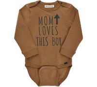 Jungen Body langarm braun 50