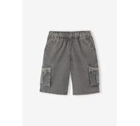 Jungen Cargo-Shorts Vintage Wash grau Gr. 140