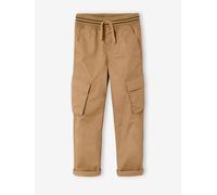Jungen Cargohose mit geradem Bein, SLIM sandfarben Gr. 122 von Vertbaudet