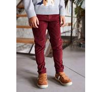 Jungen Cordhose, Slim-Fit, Bundweite verstellbar bordeaux Gr. 152 von vertbaudet