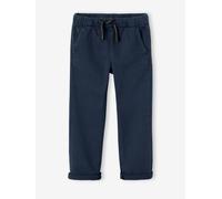 Jungen Hose mit Dehnbund mit Kordel, Bundweite verstellbar nachtblau Gr. 122 von Vertbaudet
