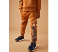 Jungen Joggpants mit XL-Schrift & Recycling-Polyester, braun Gr. 98/104 von vertbaudet