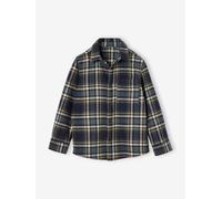 Jungen Karohemd aus Flanell englischgrün Gr. 98/104 von Vertbaudet