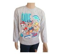 Jungen Langarm-Shirt PAW Patrol „One Team“, 100 % Baumwolle, grau,98