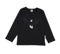 Jungen Langarmshirt Anthrazit aus Baumwolle mit Elasthan - elastisches Walkiddy Shirt für Schule, Freizeit & Alltag, ideal für empfindliche Kinderhaut und als Unterziehshirt im Winter Anthrazit 128