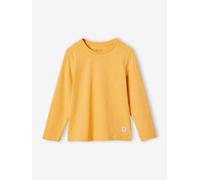 Jungen Langarmshirt BASIC, personalisierbar gelb Gr. 110 von vertbaudet