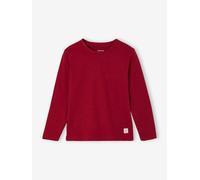 Jungen Langarmshirt BASIC, personalisierbar rot Gr. 110 von Vertbaudet