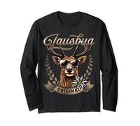 Jungen Lausbua T-Shirt Kinder Trachtenshirt Herren Trachten Langarmshirt