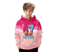 Jungen Mädchen 67 Pullover Hoodies Niedlich Kapuzenpullover Retro Cartoon Langarm Gedruckt Y2k Pullover Tops Kinder Vintage Festival Kostüm, hot pink, 2-3 Years
