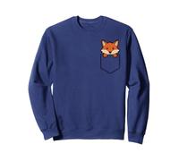 Jungen Mädchen Kleinkind Niedlicher Zoo Tier Fuchs Peeking Pocket Kinder Sweatshirt