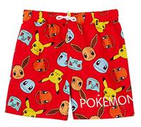 Jungen Pokemon Badeshorts Kinder Pikachu Badeshorts Badehose mit Kordelzug an der Taille Urlaub Strand Pool Shorts