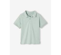 Jungen Poloshirt klassisch mintgrün Gr. 128 von Vertbaudet