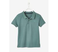 Jungen Poloshirt, kurze Ärmel graugrün Gr. 140 von vertbaudet