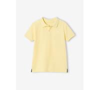 Jungen Poloshirt, kurze Ärmel hellgelb Gr. 128 von vertbaudet