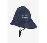 Sterntaler Baby Unisex Regenhut Baby Uni Regenhut - Regenhut Baby, Hut Kinder - Schlapphut Wasserdicht mit Bindeband - marine, 51