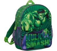 Jungen-Rucksack mit 3D-Motiv "Incredible Hulk", Marvel Avengers, Schule, Mittagessen, Reiserucksack