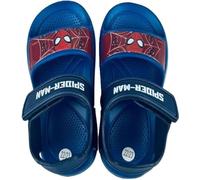 Jungen Sandalen mit Marvel Spiderman Kinder Hausschuhe Gartenschuhe Klettverschluss Sommerschuhe Schwimmbad Gr.22-32 (Blau, EU Schuhgrößensystem, Kleinkind, Herren, Numerisch (von/bis), M, 22, 23)