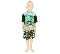 Jungen Schlafanzug The Incredible Hulk Crash Krunch, grün, 6-7 Years