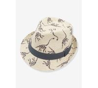 Jungen Sonnenhut DINOSAUR SKELETON maximo, Papierfaser sandfarben Gr. 49 cm