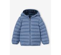 Jungen Steppjacke mit Kapuze, Übergangsjacke graublau Gr. 140 von Vertbaudet