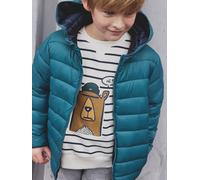 Jungen Steppjacke mit Kapuze, Übergangsjacke smaragdgrün Gr. 92/98 von Vertbaudet