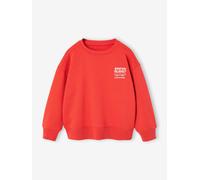 Jungen Sweatshirt BASIC granatapfel Gr. 110 von vertbaudet