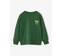 Jungen Sweatshirt BASIC türkis Gr. 128 von Vertbaudet