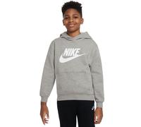 Nike Kinder Kapuzenpullover Club Fleece Big Kids Hoodie FD2988-063 147-158 DK Grey Heather/White