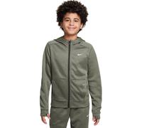 Jungen Sweatshirt Nike Kids Therma-FIT Full-Zip - cargo khaki/white - Grün (XL)