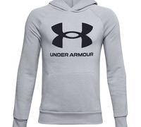 Under Armour Rival Hoody Jungen - Hellgrau, Schwarz, Größe M