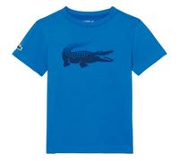Jungen T-Shirt Lacoste Kids' Lacoste x Daniil Medvedev Ultra Dry - Blau (128 cm)