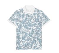 Jungen T-Shirt Lacoste Kids Petit Piqué Print - Mehrfarbig (128 cm)