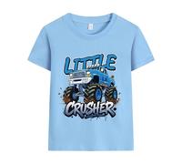 Jungen T-Shirt mit Traktor Motiv Kinder Kurzarmshirt 2-7 Jahre Baumwoll T-Shirt Alltag Spielplatz und Kindergarten