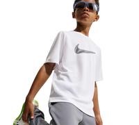 Jungen T-Shirt Nike Boys Dri-FIT Multi Short Sleeve - white/black - Weiß (S)