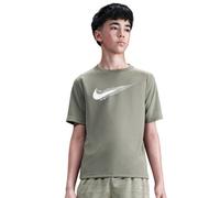 Jungen T-Shirt Nike Boys Multi Dri-FIT Short-Sleeve - light army/white - Grün (XS)