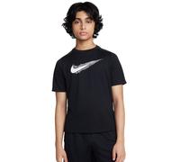 Jungen T-Shirt Nike Boys Multi Dri-FIT Short-Sleeve Top - black/white - Schwarz (M)