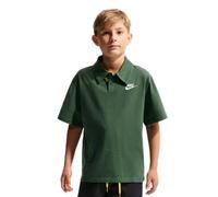 Jungen T-Shirt Nike Kids Sportswear Club Knit Short Sleeve - fir/white - Grün (L)