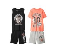 Jungen T-Shirt + Tanktop + Bermudas (4-tlg. Set) 170