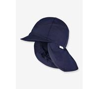 Jungen UV-Sonnenhut mit Nackenschutz maximo nachtblau Gr. 53 cm