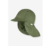 Jungen UV-Sonnenhut mit Nackenschutz maximo salbeigrün Gr. 49 cm