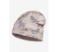 Jungen Wende-Beanie DINOSAUR maximo taupe Gr. 47/49 cm