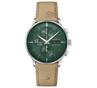 Junghans 27/4222.02 Meister Chronoscope Herrenuhr Automatik Beige/Grün