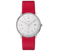Junghans 59/4325.02 max bill Unisex-Funkuhr Mega Solar Rot