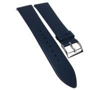 Junghans Chronoscope Uhrenarmband 21mm Leder blau 041/4775