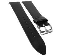 Junghans Chronoscope Uhrenarmband 21mm weiches Leder schwarz 041/4770