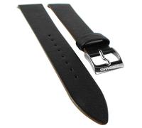 Junghans Chronoscope Uhrenarmband 21mm weiches Leder schwarz 041/4773