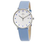 JUNGHANS Damenuhr Form Damen Lederband blau 47/4055.00