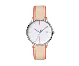 JUNGHANS Damenuhr Form Quarz Beige/Pfirsichfarben 47/4458.00