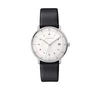JUNGHANS max Bill Damenuhr mit Lederband Schwarz 47/4450.02
